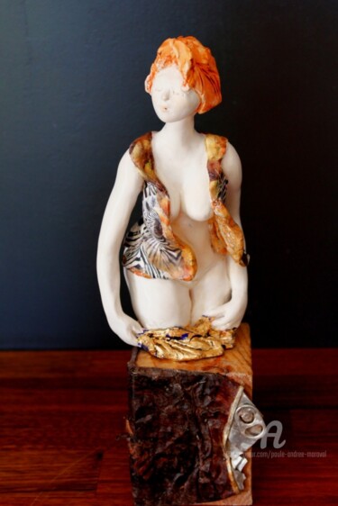 Sculpture intitulée "NINA" par Paule-Andree Maraval, Œuvre d'art originale, Céramique