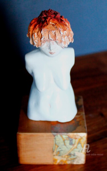 Sculpture titled "CREPUSCULE 2021" by Paule-Andree Maraval, Original Artwork, Ceramics