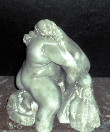 「sensualité recto」というタイトルの彫刻 Paule-Andree Maravalによって, オリジナルのアートワーク, ストーン