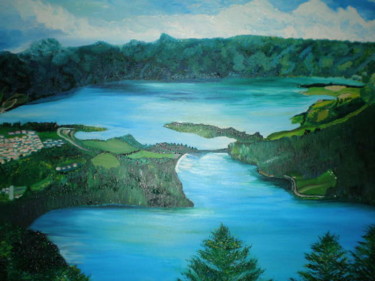 Pintura titulada "Islas Azores" por Paulette, Obra de arte original, Oleo