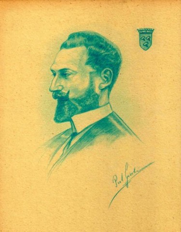 Drawing titled "Henri d'Udekem d'Ac…" by Paul Gosselin, Original Artwork, Other