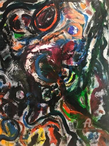 Painting titled "ARMOR EYES" by Paulina Waas, Original Artwork, Other