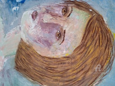 Pintura intitulada "Adolescent" por Paulina Waas, Obras de arte originais, Acrílico