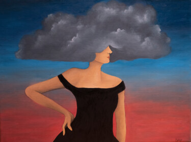 Peinture intitulée "Nouveaux horizons" par Pauline Bailly, Œuvre d'art originale, Huile