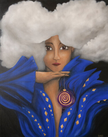 绘画 标题为“L'hypnose” 由Pauline Bailly, 原创艺术品, 油