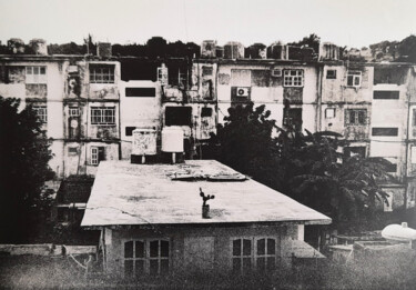 Fotografía titulada "Derrière l'hotel 4…" por Pauline Clukker, Obra de arte original, Fotografía analógica