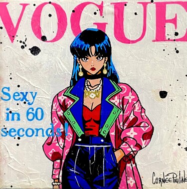 Картина под названием "Miss Vogue" - Pauline Cornee, Подлинное произведение искусства, Акрил