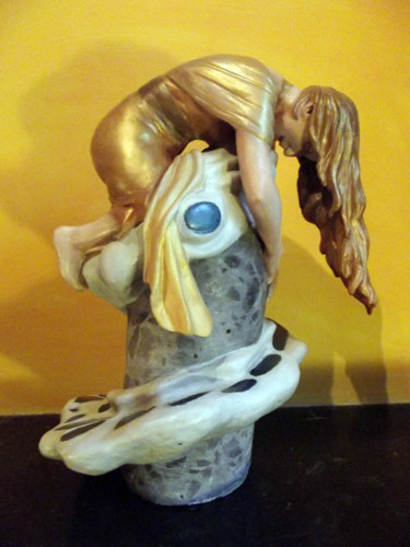 Sculpture titled "La tour" by Pauline Balland, Original Artwork, Mixed Media