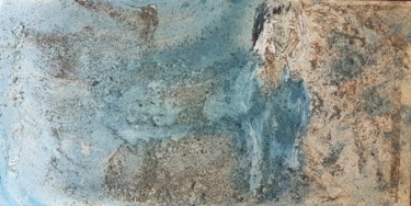 Pittura intitolato "Vert" da Pauline Georges Silice, Opera d'arte originale, Sabbia