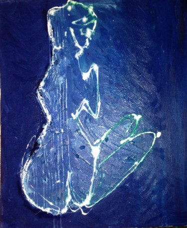 Ζωγραφική με τίτλο "EDEN" από Pauline Georges Silice, Αυθεντικά έργα τέχνης, Χρωστικές ουσίες