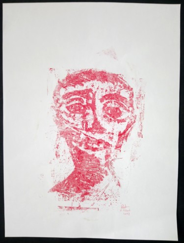 Gravures & estampes intitulée "Bruit sourd (série)" par Pauline Pilard, Œuvre d'art originale, Lithographie
