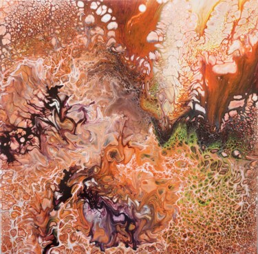 Картина под названием "Autumn" - Paulo Baptista, Подлинное произведение искусства, Акрил