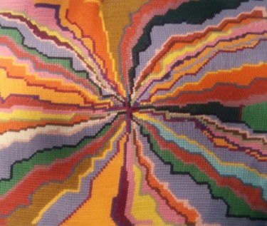 Textile Art με τίτλο "Tapecaria" από Paulo Gonzalez, Αυθεντικά έργα τέχνης, Κέντημα