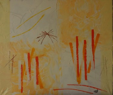 Painting titled "Amazonia on fire" by Paulo Gonzalez, Original Artwork, Acrylic