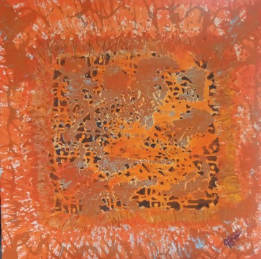 Painting titled "Fragmentado" by Paulo Gonzalez, Original Artwork, Oil