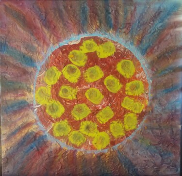 Pintura intitulada "Solar" por Paulo Gonzalez, Obras de arte originais, Acrílico