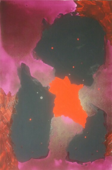 Картина под названием "About love and shad…" - Paulo Gonzalez, Подлинное произведение искусства, Акрил
