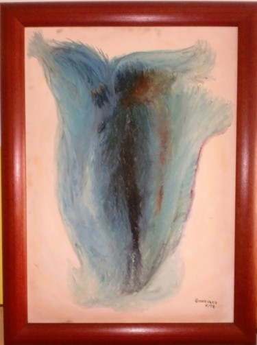 Painting titled "Dorso" by Paulo Gonzalez, Original Artwork, Oil