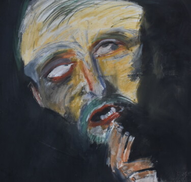 Pittura intitolato "cego" da Gritodetinta, Opera d'arte originale, Olio