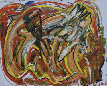 Malerei mit dem Titel "dasflores ll" von Gritodetinta, Original-Kunstwerk, Öl