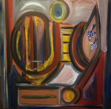 Painting titled "The wine cellar" by Paulo Fontinha, Original Artwork