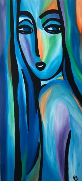 Painting titled "Peinture érotique -…" by Paulo Martin, Original Artwork, Acrylic