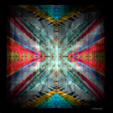 Digital Arts titled "kaleidoscope" by Paulo Themudo, Original Artwork, Digital Painting