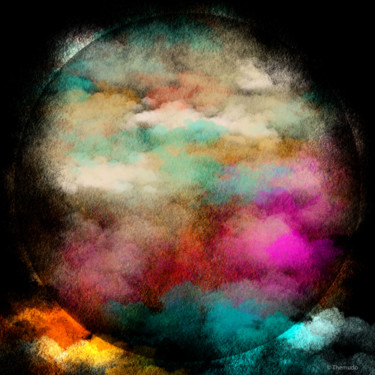 Digital Arts titled "Cosmos" by Paulo Themudo, Original Artwork, Digital Painting