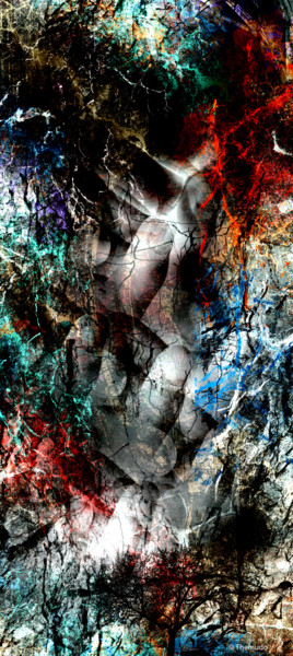Digital Arts titled "Premature Birth" by Paulo Themudo, Original Artwork, Digital Painting