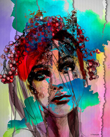 Digital Arts titled "Soul" by Paulo Themudo, Original Artwork, Digital Painting