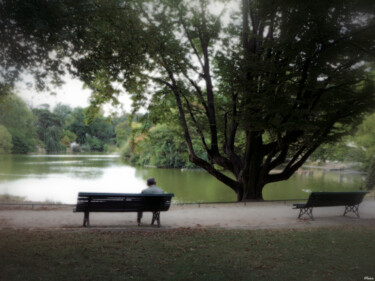 Photographie intitulée "Solitude" par Paulous, Œuvre d'art originale, Photographie numérique Monté sur Autre panneau rigide