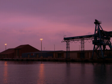 "Docks roses" başlıklı Fotoğraf Paulous tarafından, Orijinal sanat, Dijital Fotoğrafçılık Alüminyum üzerine monte edilmiş
