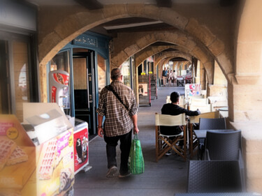 Fotografie getiteld "Sous les arcades" door Paulous, Origineel Kunstwerk, Digitale fotografie