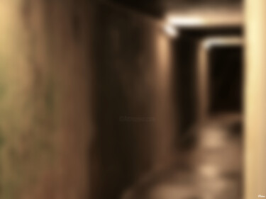 Photography titled "Corridor inconnu" by Paulous, Original Artwork, Digital Photography Mounted on Aluminium
