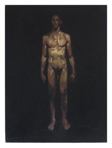 Painting titled "Standing figure" by Paul Painting, Original Artwork