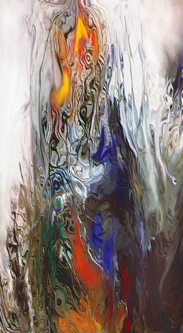 Digitale Kunst mit dem Titel "Hommage à Klimt" von Paul Surdulescu, Original-Kunstwerk