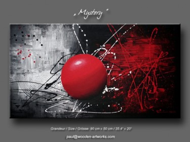 Malerei mit dem Titel "MYSTERY" von Acryliks, Original-Kunstwerk, Öl