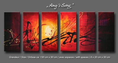 Pittura intitolato "AMY´S SONG" da Acryliks, Opera d'arte originale, Olio