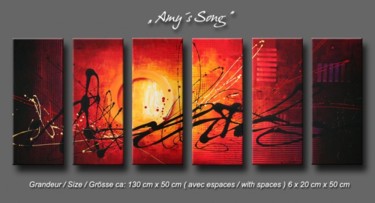 Peinture intitulée "AMY´S SONG" par Acryliks, Œuvre d'art originale, Huile