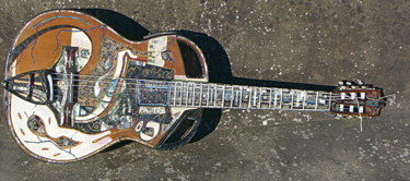 Design intitulée "guitare-classique?" par Paulyvalent (Paul Elie), Œuvre d'art originale