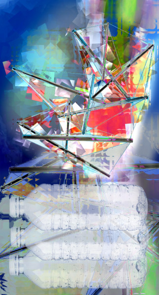 Digital Arts titled "le-temps-du-plastiq…" by Paulyvalent (Paul Elie), Original Artwork