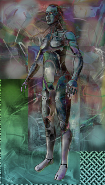 Digital Arts titled "cyborg1" by Paulyvalent (Paul Elie), Original Artwork