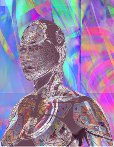 Arte digital titulada "cyborg3" por Paulyvalent (Paul Elie), Obra de arte original