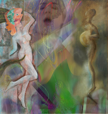 Arts numériques intitulée "volupte-maternite.p…" par Paulyvalent (Paul Elie), Œuvre d'art originale