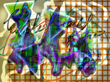Arts numériques intitulée "abst1xcf.png" par Paulyvalent (Paul Elie), Œuvre d'art originale