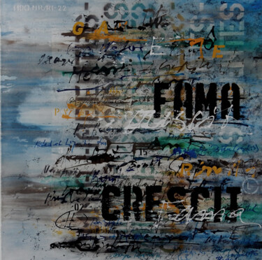 Painting titled "1190NR (fama cresci…" by Pavel A.Richtr, Original Artwork, Acrylic
