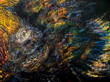 Pintura intitulada "Contemporary parrot" por Pavel Abramov, Obras de arte originais, Acrílico