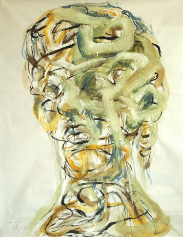 Картина под названием "Woman 7,23" - Pavel Durasov, Подлинное произведение искусства, Акрил