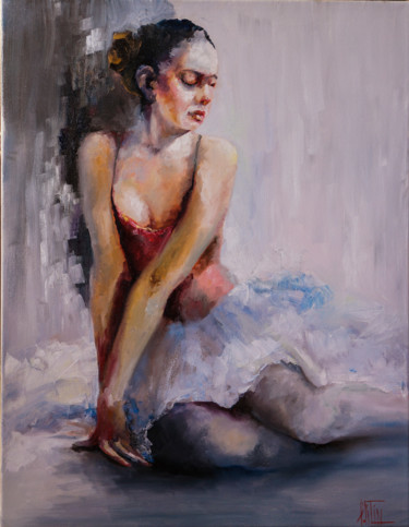 Malerei mit dem Titel "ballet ballet" von Pavel Filin, Original-Kunstwerk, Öl
