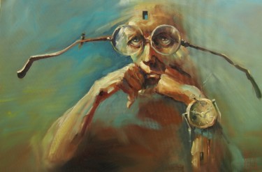 Картина под названием "EMPTYNEST" - Pavel Filin, Подлинное произведение искусства, Масло